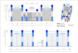 Messestand Schnitte
